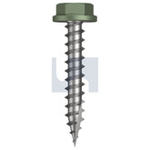 Hobsons - #10-12 x 30 Pale Eucalypt (Mist Green)-Cl4 As3566 Type 17 Flanged Hex Head | Q523-Pe (Pack Of 1000)